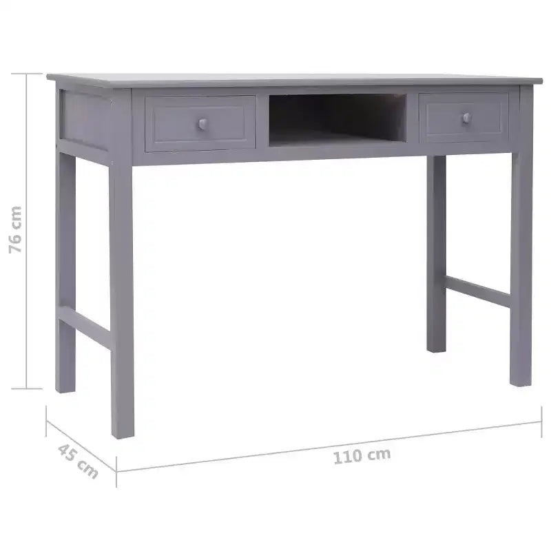 Bureau vintage gris