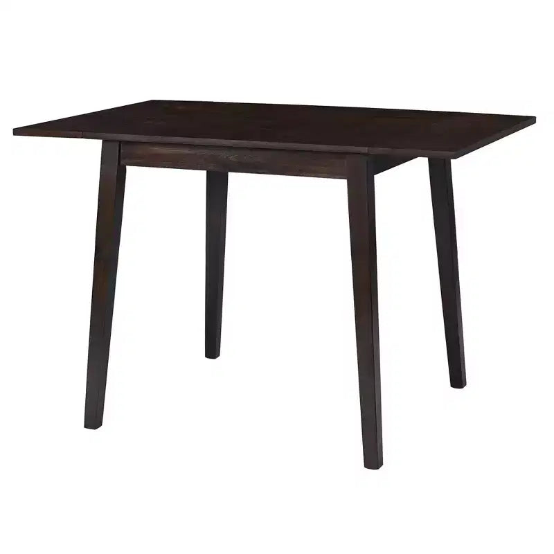 Table à manger extensible minimaliste 30X45IN pour 4 personnes, table de cuisine avec pieds en bois d'hévéa, table pliante pour salle à manger, petits espaces
