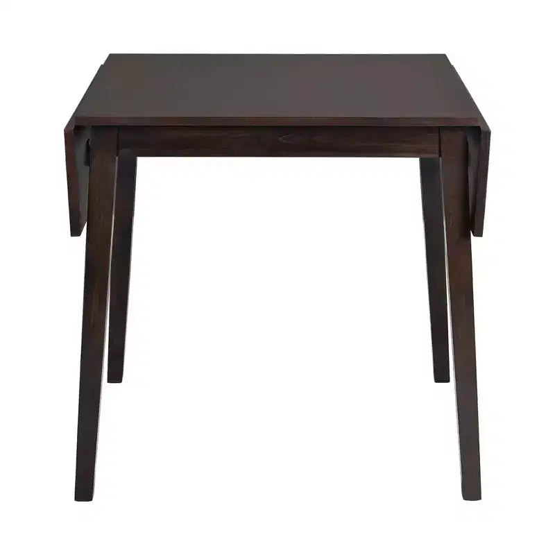 Table à manger extensible minimaliste 30X45IN pour 4 personnes, table de cuisine avec pieds en bois d'hévéa, table pliante pour salle à manger, petits espaces