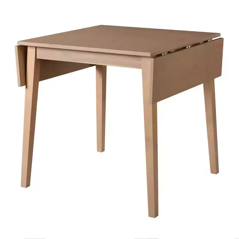 Table à manger extensible minimaliste 30X45IN pour 4 personnes, table de cuisine avec pieds en bois d'hévéa, table pliante pour salle à manger, petits espaces