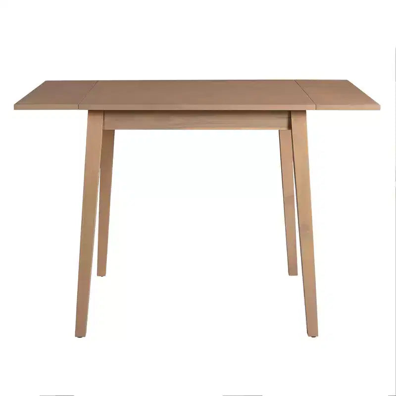 Table à manger extensible minimaliste 30X45IN pour 4 personnes, table de cuisine avec pieds en bois d'hévéa, table pliante pour salle à manger, petits espaces
