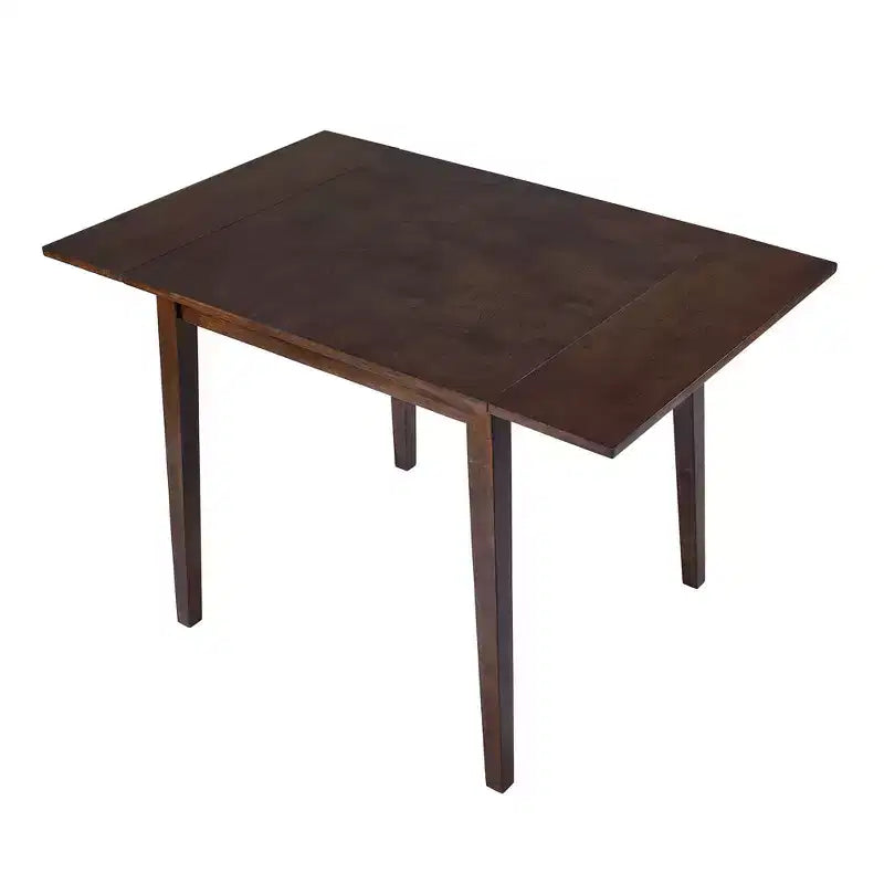 30X45IN Minimalism Extendable Dining Table for 4, Kitchen Table with Rubberwood Legs, Folding Table for Dining Room, Small Space