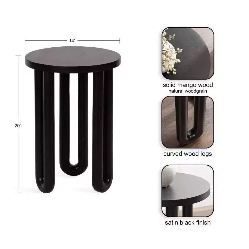 Table d'appoint en bois