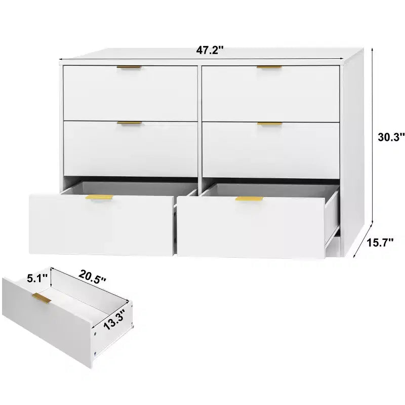 Commode de chambre moderne 6/9 tiroirs avec poignée, commode en bois minimaliste, commode pour chambre à coucher, entrée